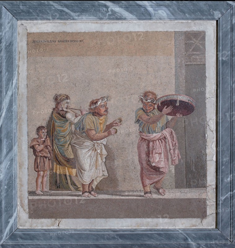 Traveling musicians, 2nd-1st century BCE . Creator: Classical Antiquities.