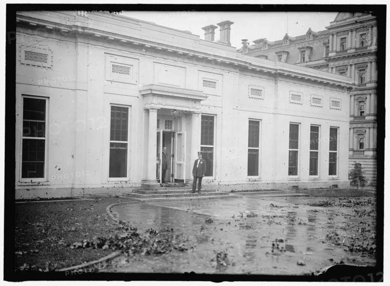 White House - storm damage, between 1913 and 1918.