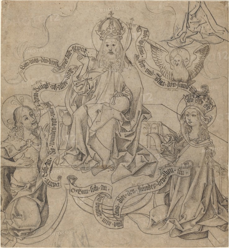 Christ and Mary Interceding with God the Father, c. 1485.