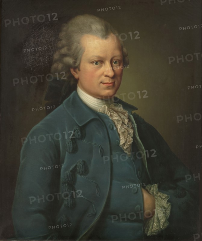 Portrait of Gotthold Ephraim Lessing (1729-1781), 1765. Private Collection.