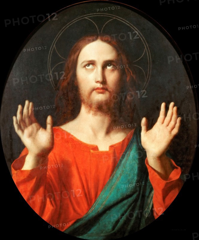 Christ Blessing, 1834. Creator: Ingres, Jean Auguste Dominique (1780-1867).
