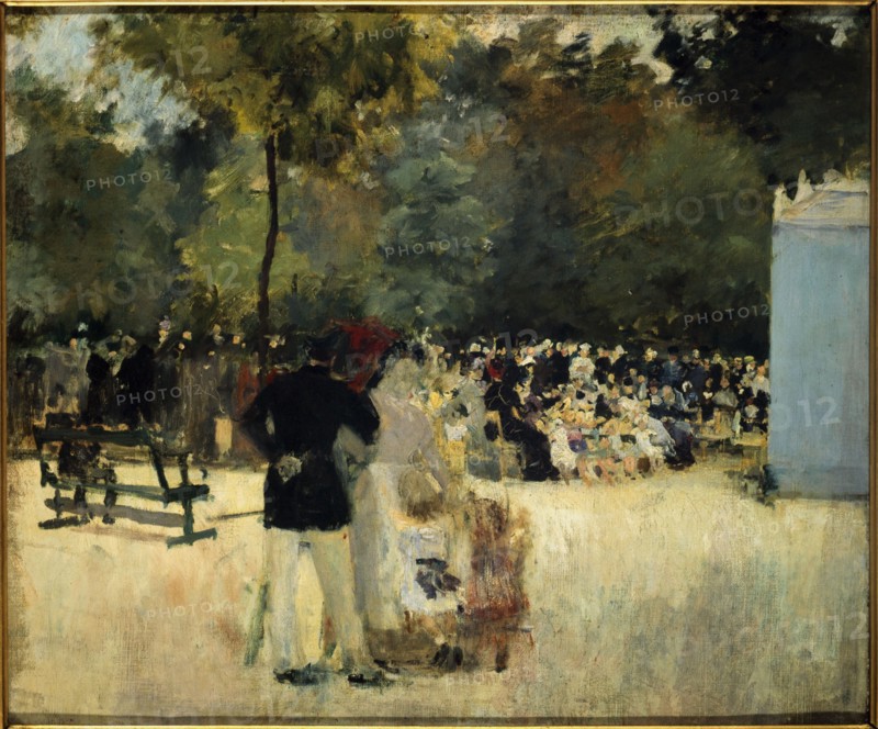 The Guignol in the Tuileries Garden, c1880.