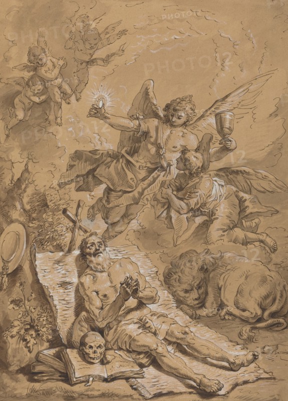 Last Communion of Saint Jerome, 18th century.