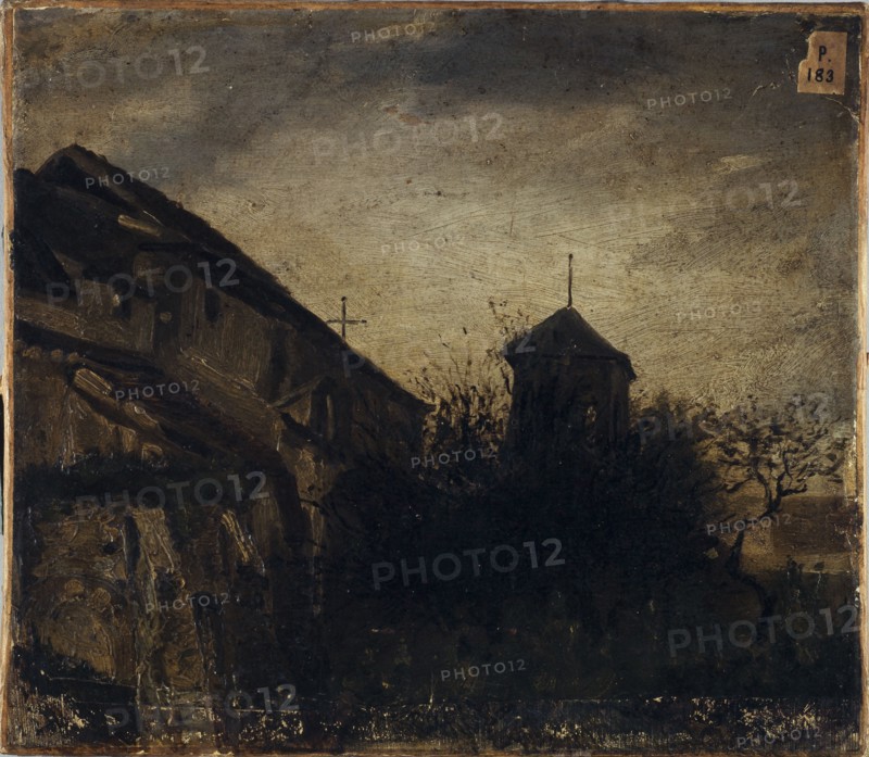 The apse of Saint-Pierre-de-Montmartre, 1828.