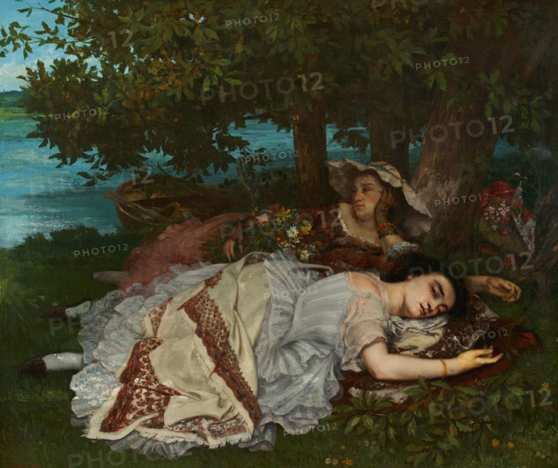 Les demoiselles des bords de la Seine (été), 1857.