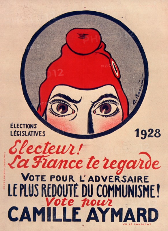 Electeur! la France te regarde , 1928. Private Collection.