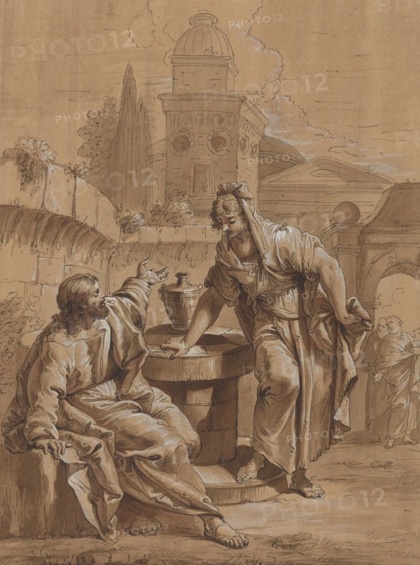Christ and the Woman of Samaria, 18th century.