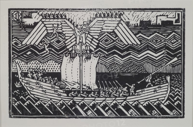 Sampolaiva, Koru-Kalevala, 1922. Creator: Gallen-Kallela, Akseli (1865-1931).