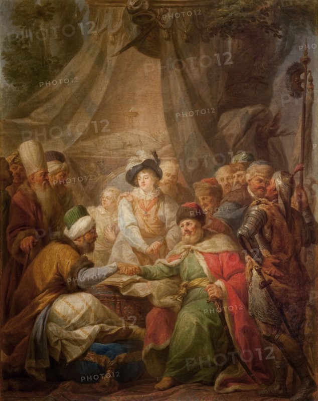 The Treaty of Khotyn, 1621, 1796. Creator: Bacciarelli, Marcello (1731-1818).