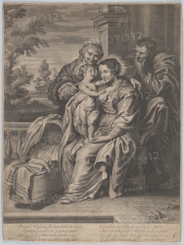 The Virgin and Child with Saint Anne and Joseph, ca. 1650-1700.
