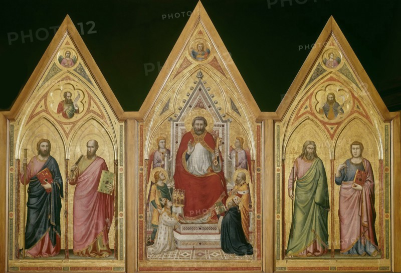 Stefaneschi Triptych (verso), ca 1330. Creator: Giotto di Bondone (1266-1377).