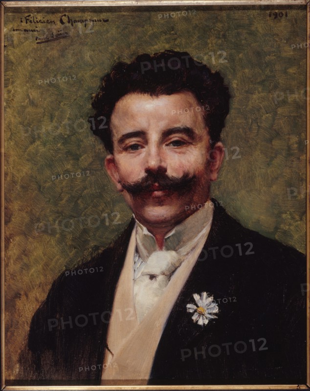 Portrait of Félicien Champsaur (1859-1934), novelist, 1901.