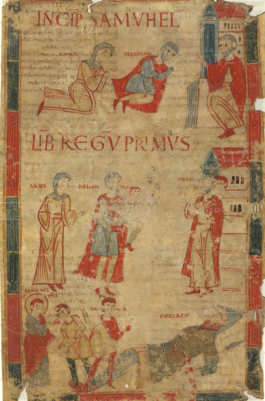 Four Scenes from the First Book of Samuel, late 11th century.