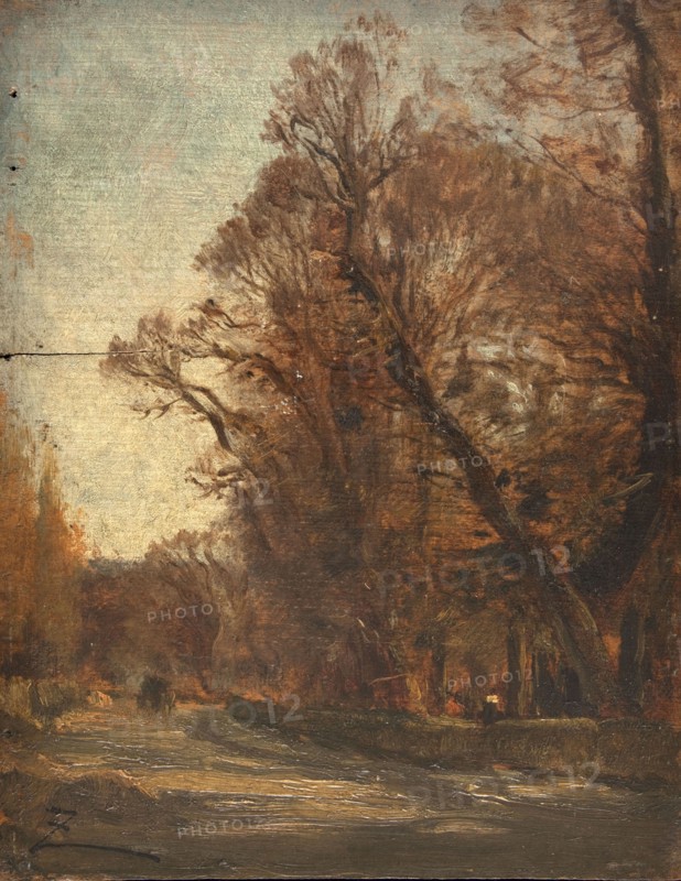 La route, between 1850 and 1860.
