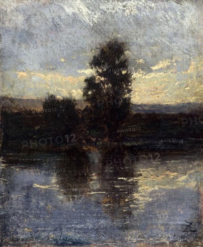La Seine, between 1850 and 1860.