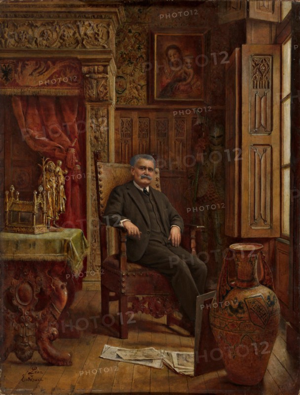 Portrait of Luigi Parmeggiani. Creator: León y Escosura, Ignacio de (1834-1901).