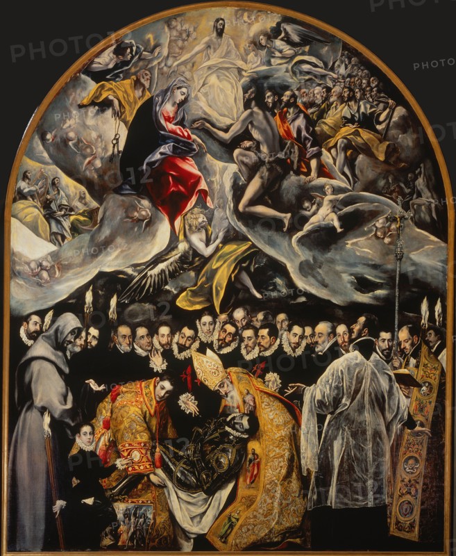The Burial of the Count of Orgaz, 1586. Creator: El Greco, Dominico (1541-1614).