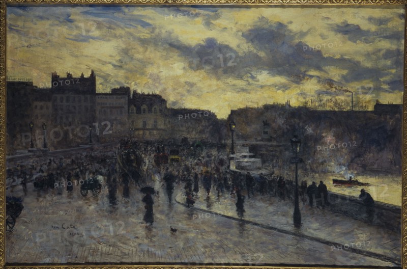 Pont-Neuf, seen from the quay Megisserie, 1902.