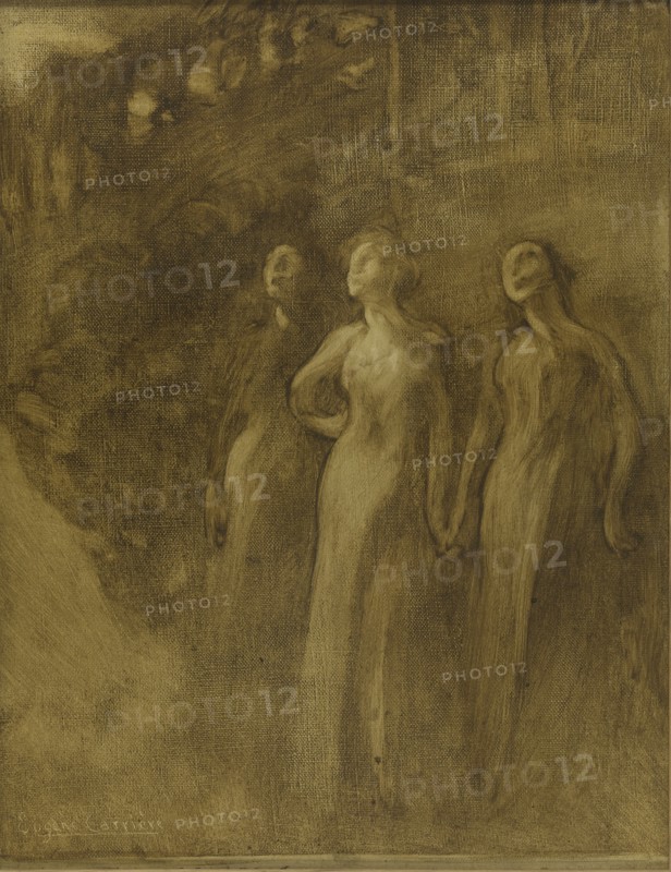 Esquisse pour la mairie du 12ème : la jeunesse, c.1897.
