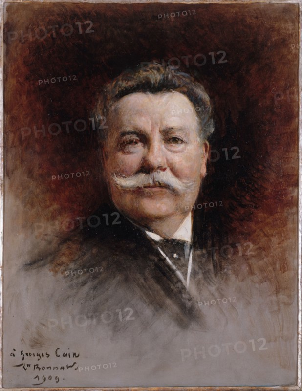 Portrait of Georges Cain (1853-1919), painter and writer, 1909.