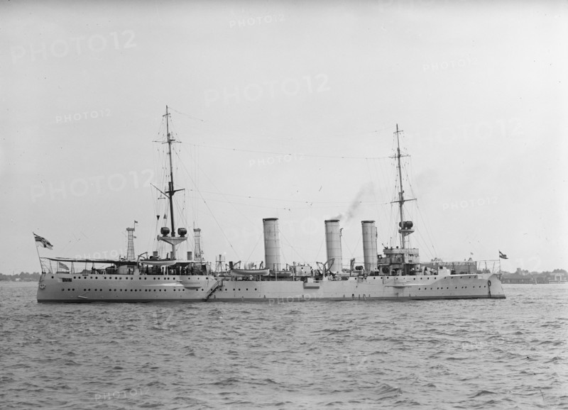 German Squadron Visit To U.S. Battleship 'Stettin', 1912.