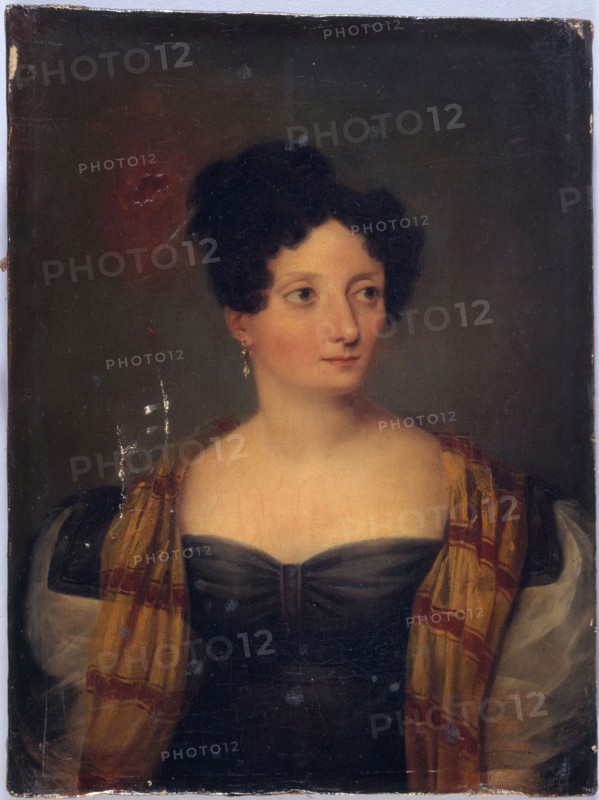 Portrait of a woman (Restoration period), between 1815 and 1830.