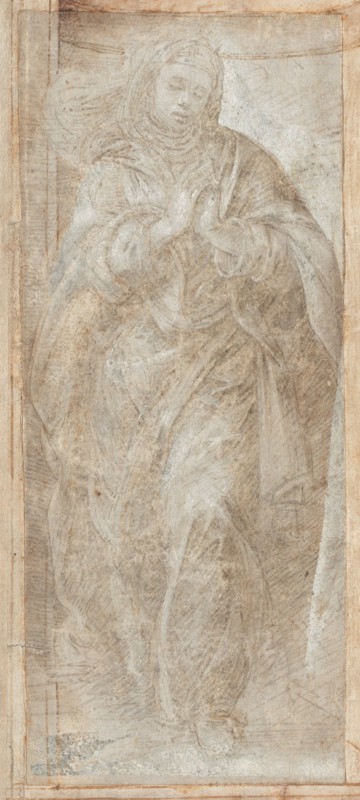 Standing Woman with Her Hands Clasped in Prayer, c. 1488.