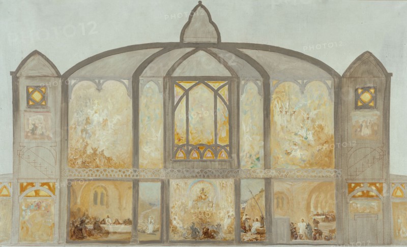 Sketch for the Church of Saint-Jean in Montmartre, c1900.