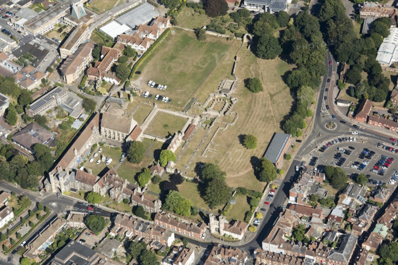 St Augustine's Abbey and St Augustine's College, Kent, 2016.
