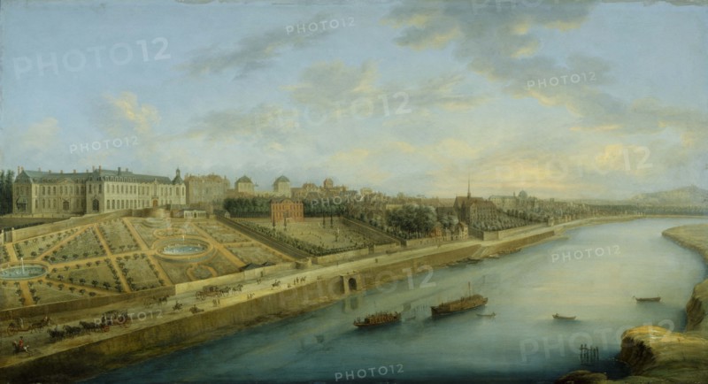 Passy and Chaillot seen from Grenelle, c1743.