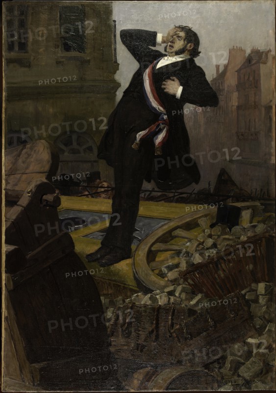 Mort du député Alphonse Baudin le 3 décembre 1851, 1902.