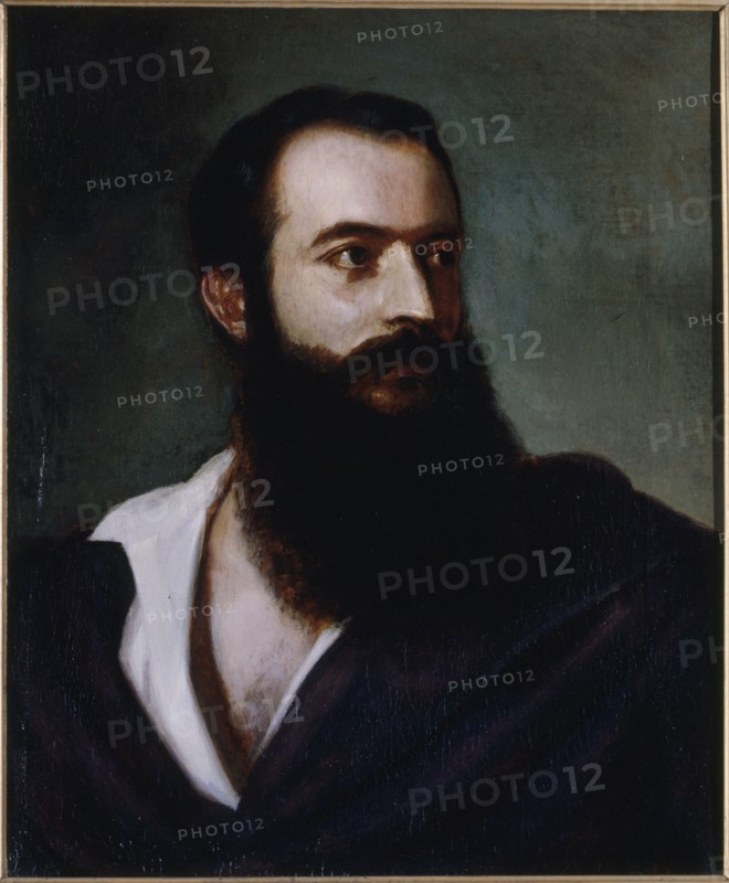 Portrait of Felice Orsini (1819-1858), terrorist, c1858.