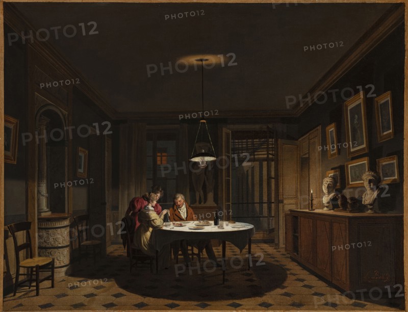 Après le Souper (After dinner), c. 1830. Private Collection.