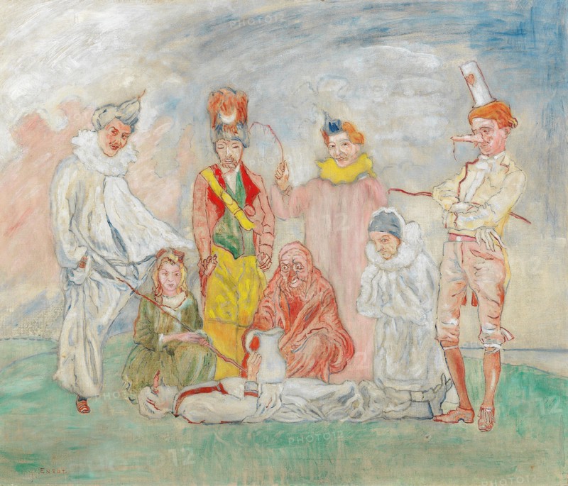 Baptême de masques (Baptism of masks), 1925-1930. Private Collection.