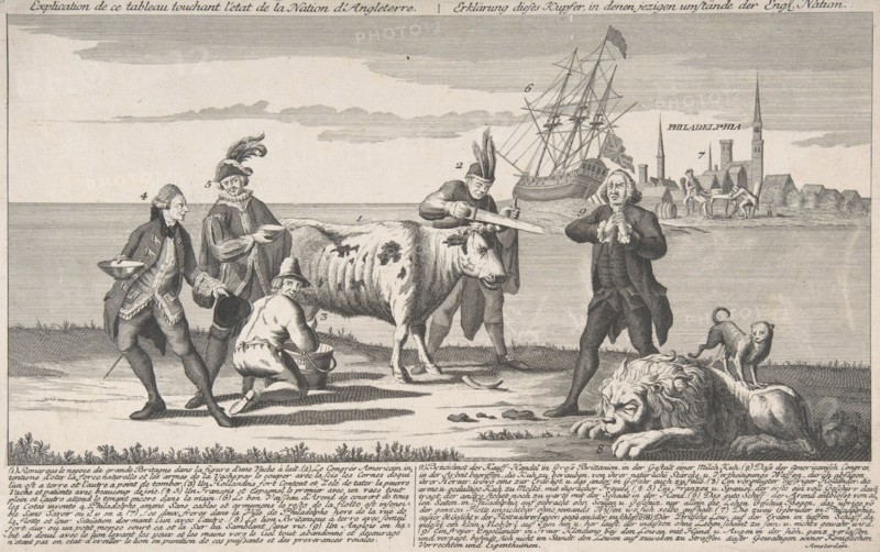 State of the English Nation [Toestand der Engelsche Natie], ca. 1780.