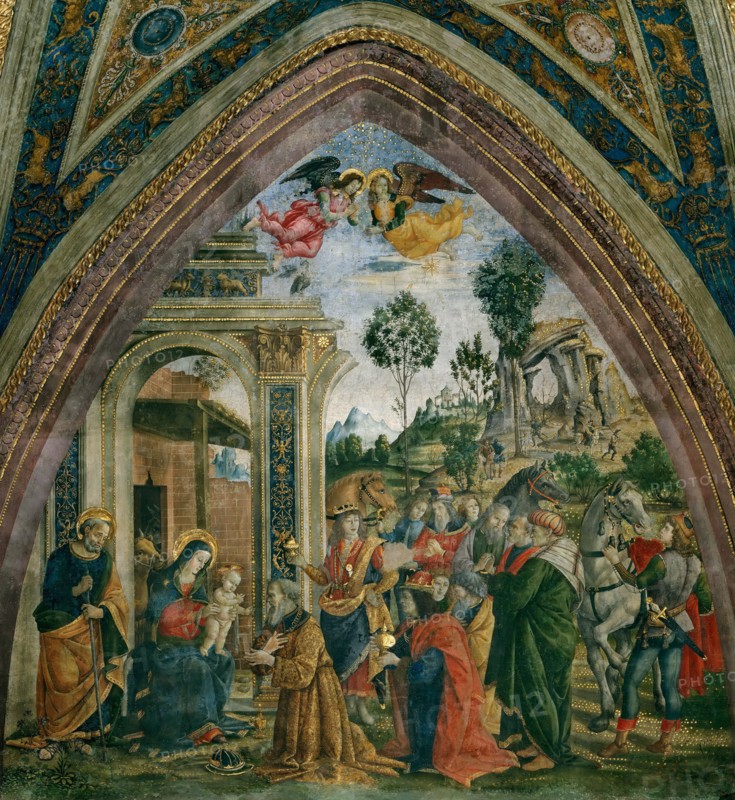 The Adoration of the Magi, 1492-1495. Creator: Pinturicchio, Bernardino (1454-1513).