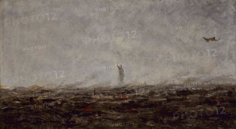Le Rêve : Paris incendié, septembre 1870, 1870.