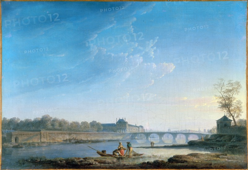 Quai des Tuileries, Pont-Royal, La Grenouillere, c1780.
