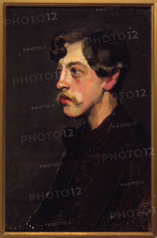 Portrait of Camille Mauclair (1872-1945), art critic, c1895.