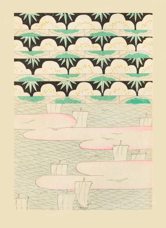 Illustration from "Shin bijutsukai", 1901-1902. Creators: Sekka, Kamisaka (1866-1942), Korin, Furuya (1875-1910)