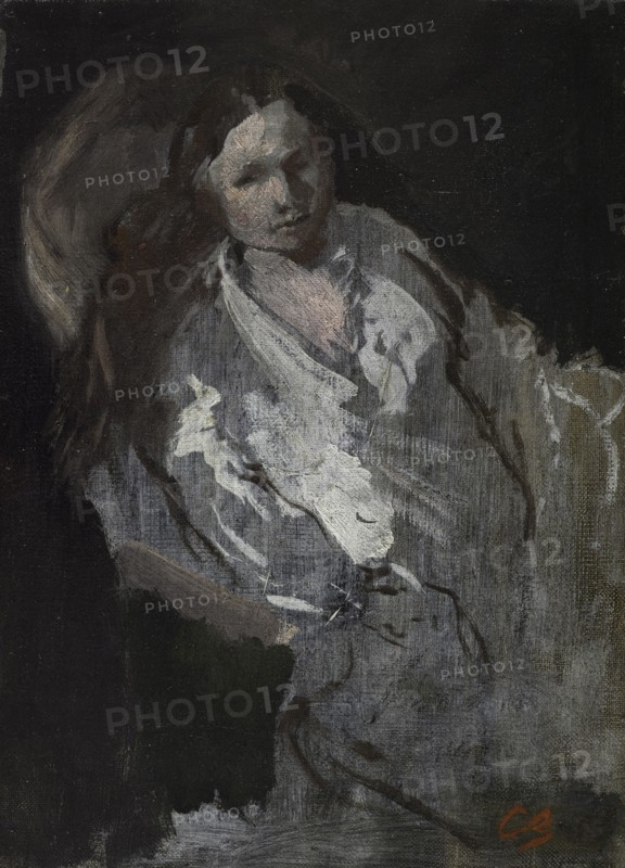 Madame Carpeaux en déshabillé, between 1873 and 1874.