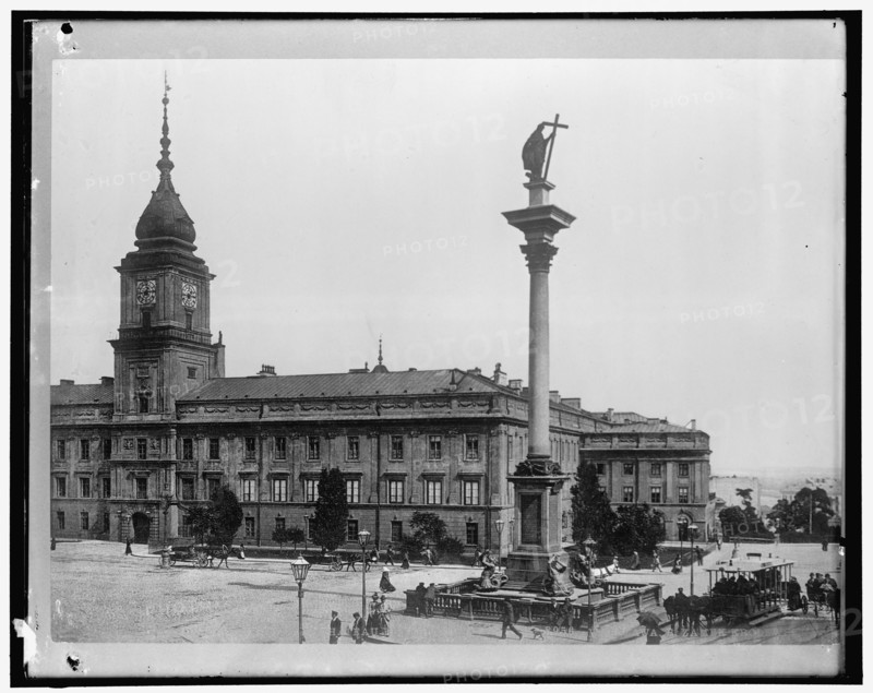 The Late Royal Castle, Warsaw, Poland, between 1910 and 1920.