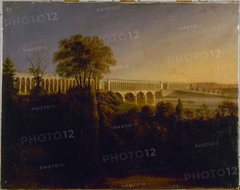 Point-du-Jour Bridge, in Auteuil, between 1795 and 1881.