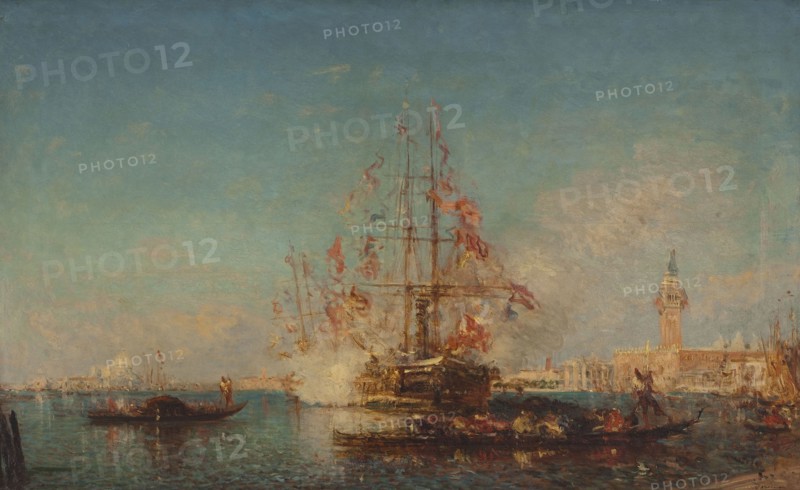 Le coup de canon, between 1880 and 1885.