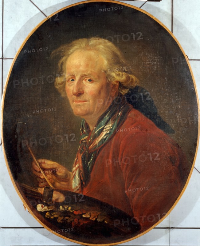 Autoportrait de Nicolas-Bernard Lépicié (1735-1784), .