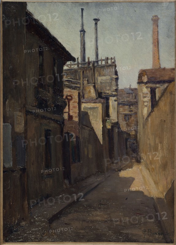 Entrance to passage Moret, rue des Cordelieres, c1900.