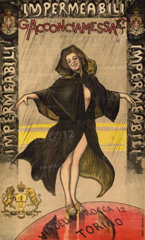 Impermeabili G. Acconciamessa, 1897. Private Collection.