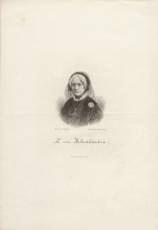 Portrait of Elise von Hohenhausen (1789-1857), 1890. Private Collection.