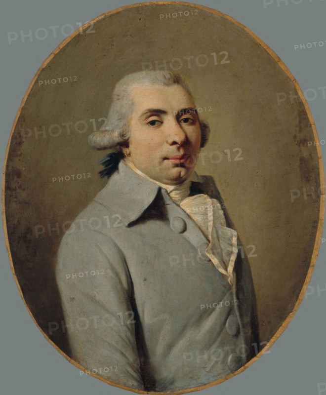 Portrait of a man from the revolutionary period, between 1752 and 1797.