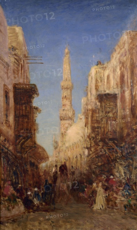 Rue du vieux Caire, between 1885 and 1890.
